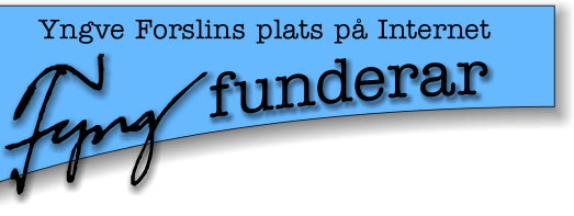 Fyng funderar - Yngve Forslins plats p internet