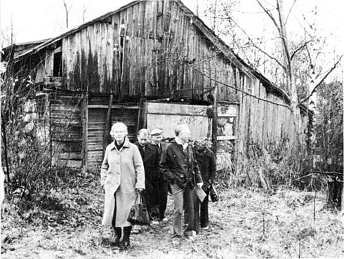 Kungsgårdens smedja kommunbesök 1985